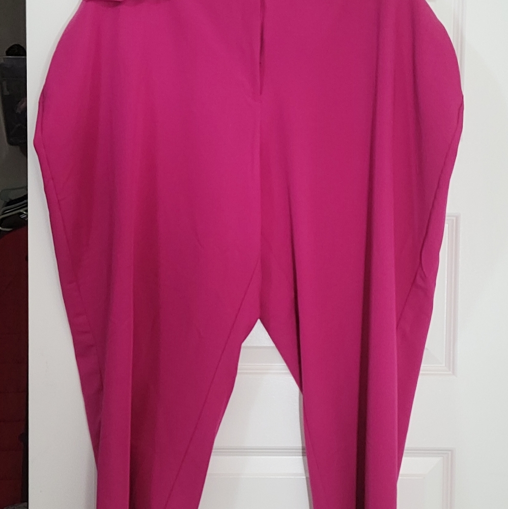 Fuchsia Worthington Ankle Pants